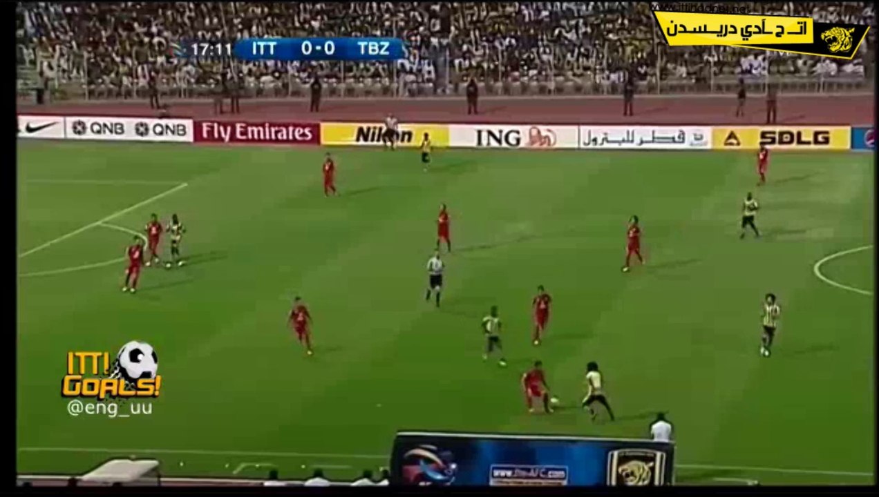 جمال باجندوح - أبرز لمسساته ضد تراكتور الإيراني - آسيا 2014/2013م