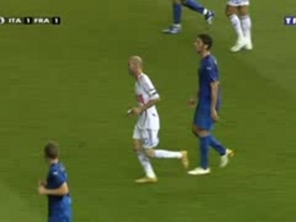 ZIDANE Coup de boule