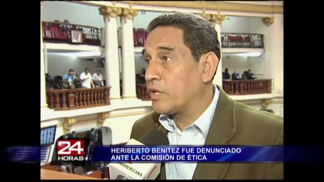 Congresista Julca denunció a Heriberto Benítez ante la Comisión de Ética