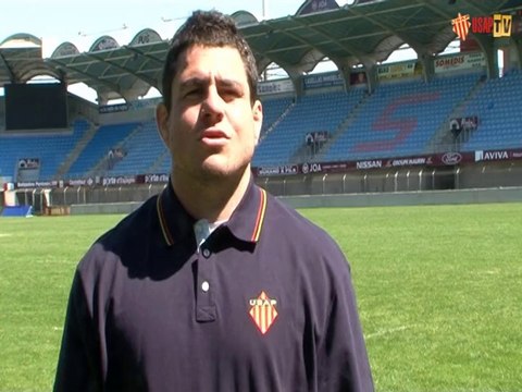 Les joueurs de l'USAP font appel à leurs supporters