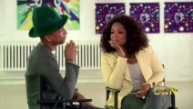 Pharrell Williams en pleur chez Oprah Winfrey