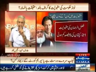 Analyst Arif Hameed bashing Nawaz Sharif for its bad governance