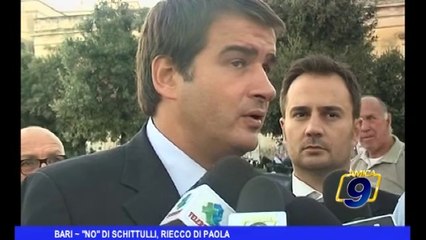 Bari | "No" di Schittulli, riecco Di Paola