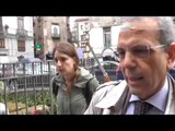 Napoli - E' partita la pulizia delle mura greche di Piazza Calenda (15.04.14)