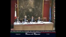 Roma - Bilancio. Audizioni sul DEF (15.04.14)