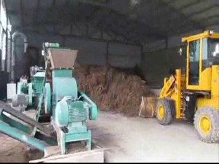 máy nghiền vỏ cây làm chất đốt