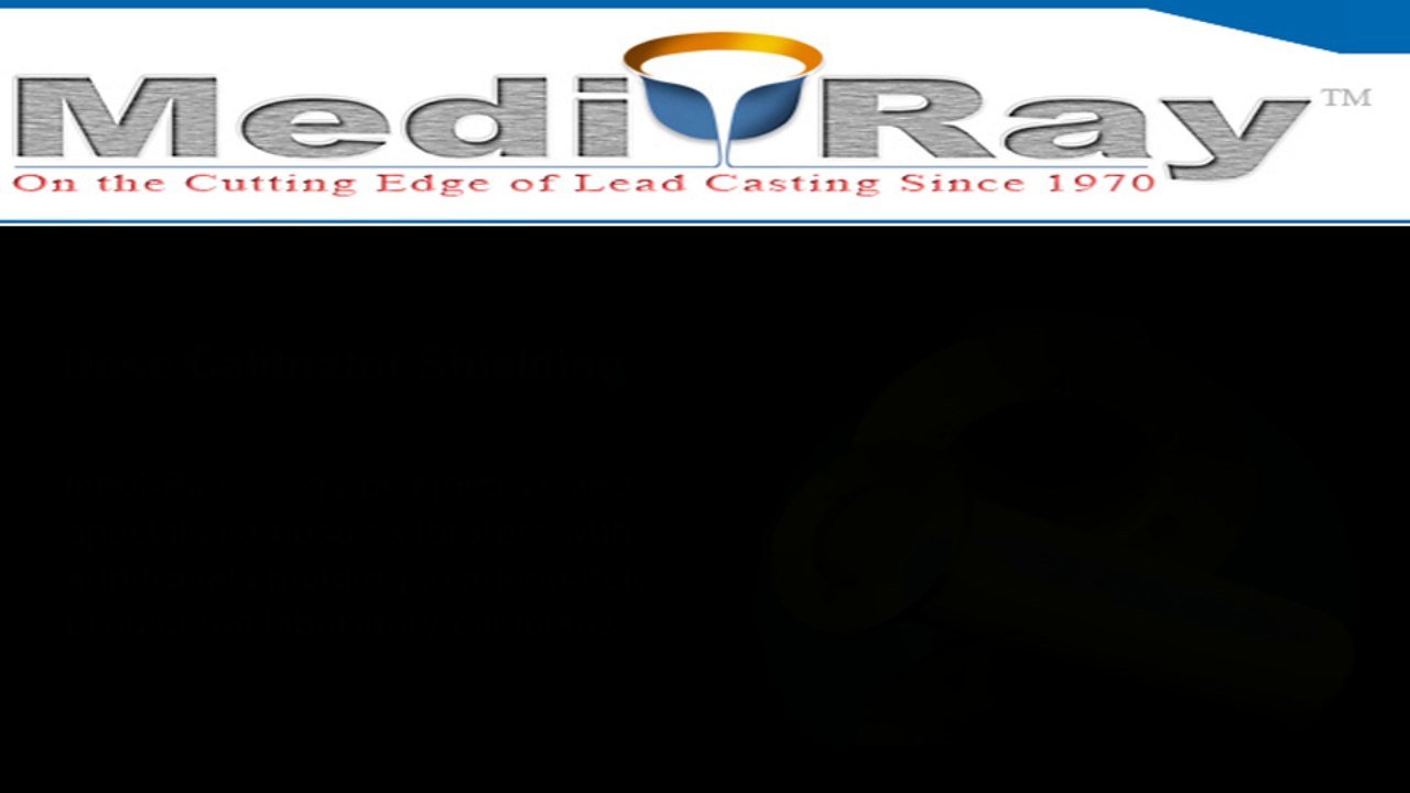 Nuclear Medicine Shielding Accessories for Radiation Safety