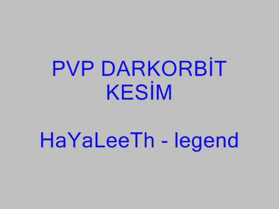 PVP DARKORBİT
