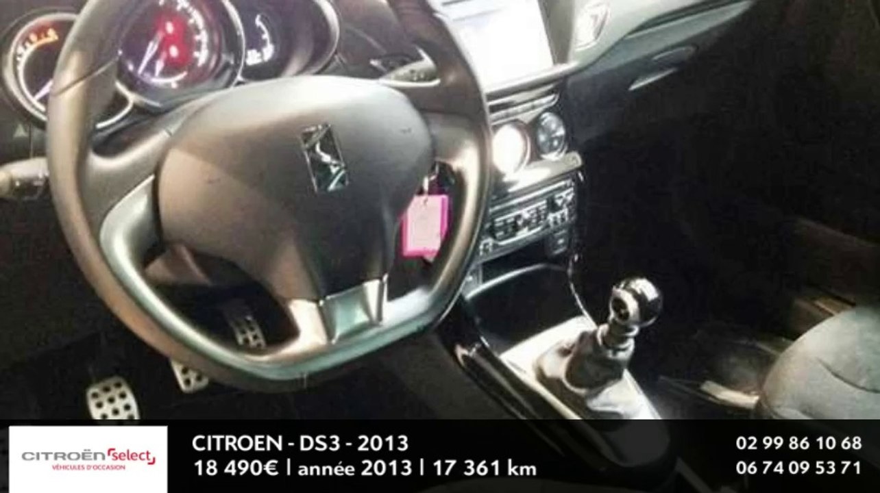 Annonce Occasion CITROEN DS3 e-HDi 115 Airdream Sport Chic 2013
