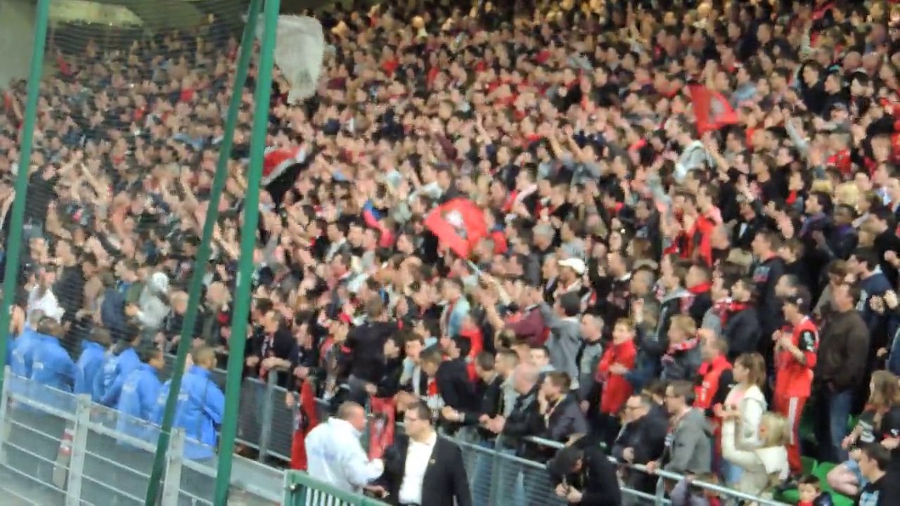 15/04/14 : SRFC-SCO : ambiance dans le kop