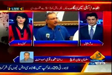 CAPITAL TV Capital point with MQM Salman Baloch (15 April 2014).
