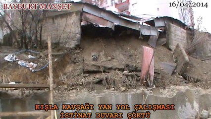 Önlem alınmayan istinat duvarı çöktü