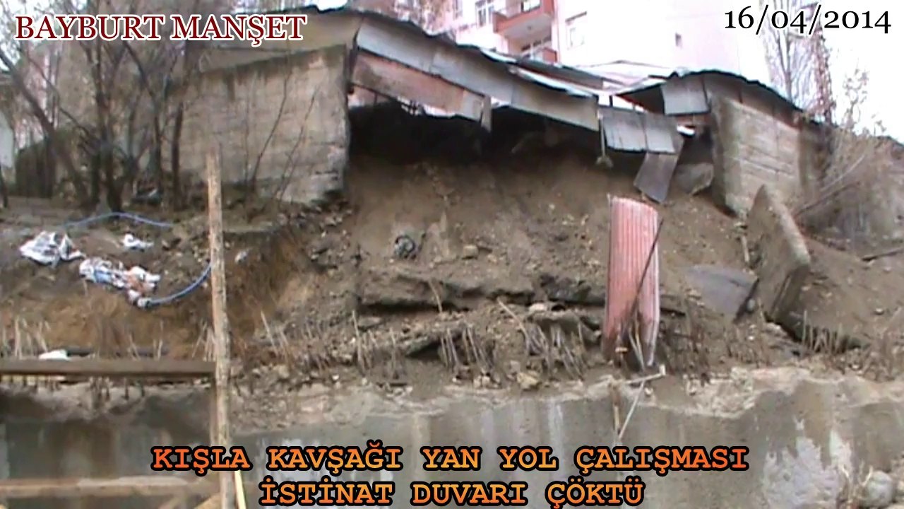 Önlem alınmayan istinat duvarı çöktü