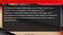 How To Make Your Hands Independent When You Learn Piano.