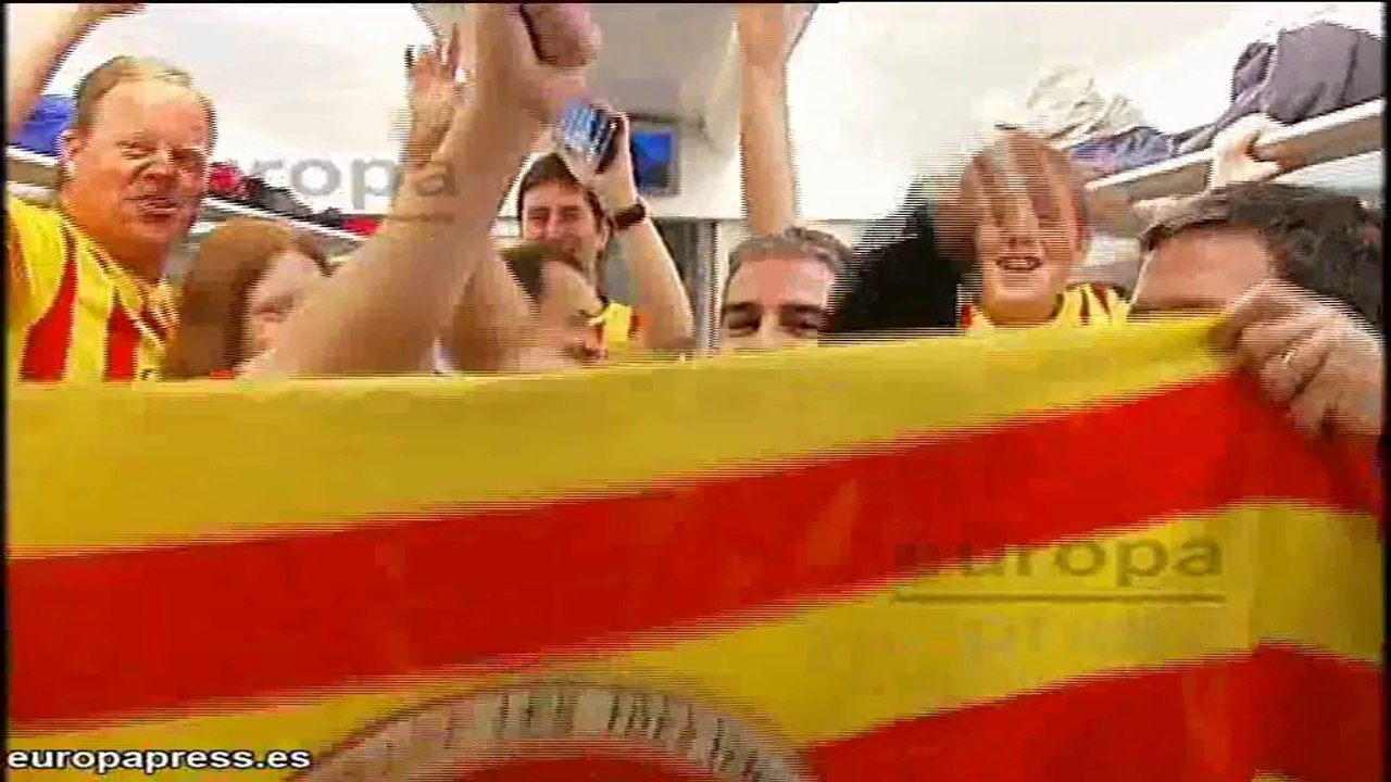 Seguidores del Barça viajan rumbo a Valencia