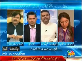 Zaeem Qadri calls Shaukat Yousafzai Baigarat, Ghatia Aadmi