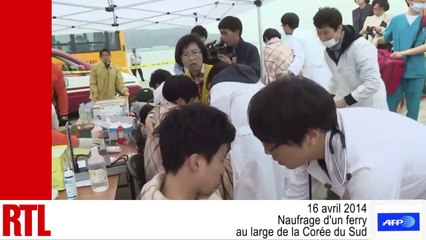 VIDÉO - Naufrage d'un ferry au large de la Corée du Sud
