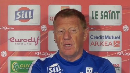 Alex Dupont en conférence de presse d'avant-match / Niort-Brest / J33