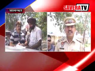 जालन्धर के ज्योति चोंक में पुलिस नाके पर पुलिस ने एक वाहन को रोका जिसमें 90 लाख रुपये लदे थे।