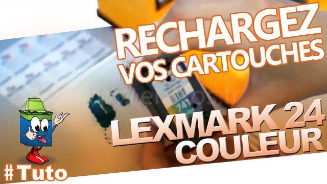 Comment recharger une cartouche d'encre Lexmark 24