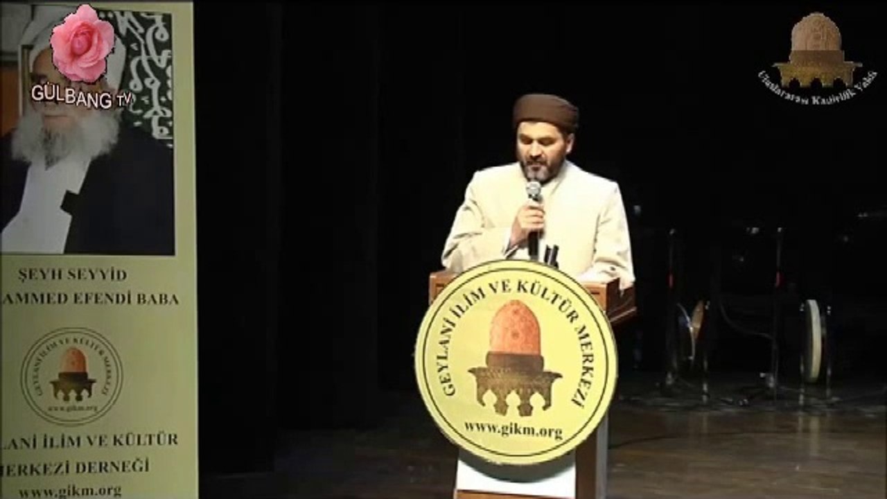 Kadiri Dergahı Almanya temsilcisi Şükrü Efendi (Abdulkadir Geylani Anma Günü 29.12.2012)