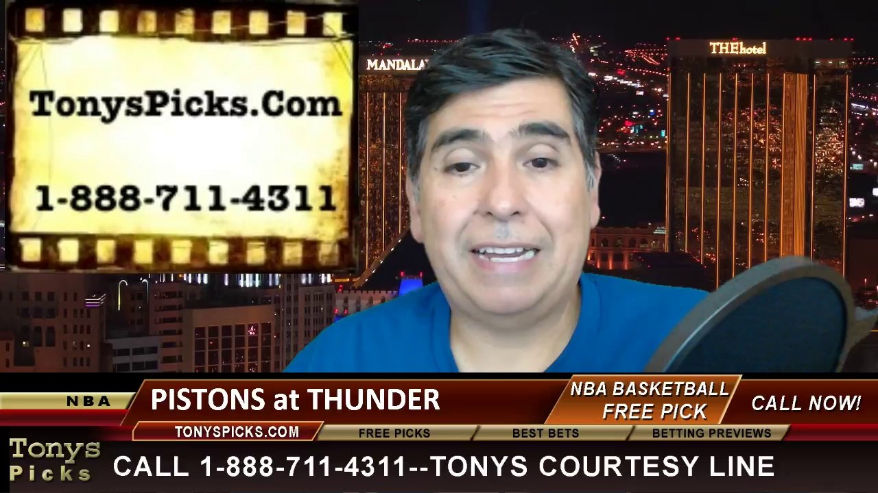 Oklahoma City Thunder vs. Detroit Pistons Pick...