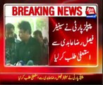 PPP demands resign from Faisal Raza Abidi