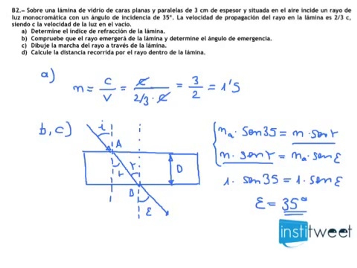 Indice de refraccion del vacio