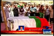 Funeral Of Martyred MQM Liaqutabad Worker Mohammed Naseem & Supporter Mohammed Shabbir