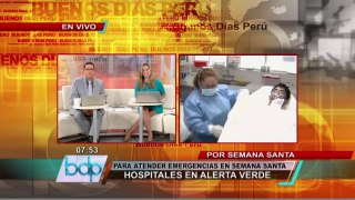 Hospitales realizan simulacros para atender emergencias en Semana Santa