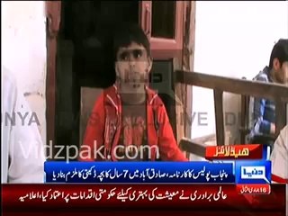 Punjab police in Sadiqabad declares 7 yr old boy Waheed as Dacoit