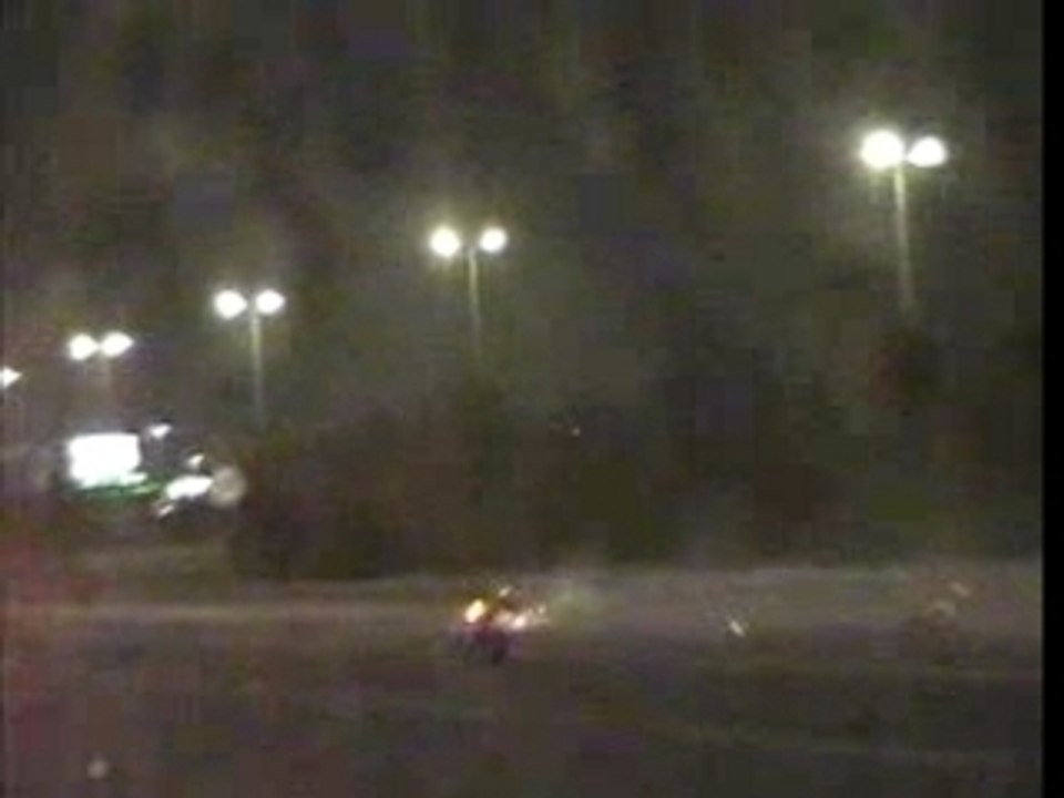 Motorcycle hayabusa wheelie accident