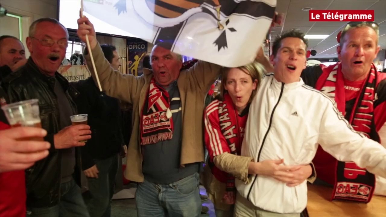 Guingamp-Monaco. Des supporters guingampais à fond avant le match