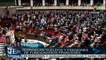 Congela Valls sueldos y pensiones de burócratas franceses