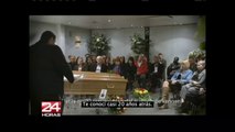 Impactante campaña en Bélgica: conductores asisten a su propio funeral