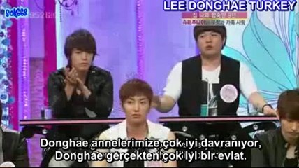Super Junior YYMM Programı Donghae'nin Babası ile İlgili Kısa Kesit
