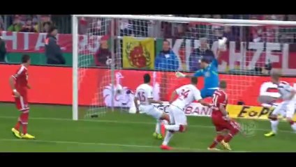 Goal Schweinsteiger 1-0 Bayern Munchen vs Kaiserslautern (16/04/2014)