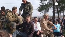 Pro-Russian activists seize Ukraine armoured vehicles