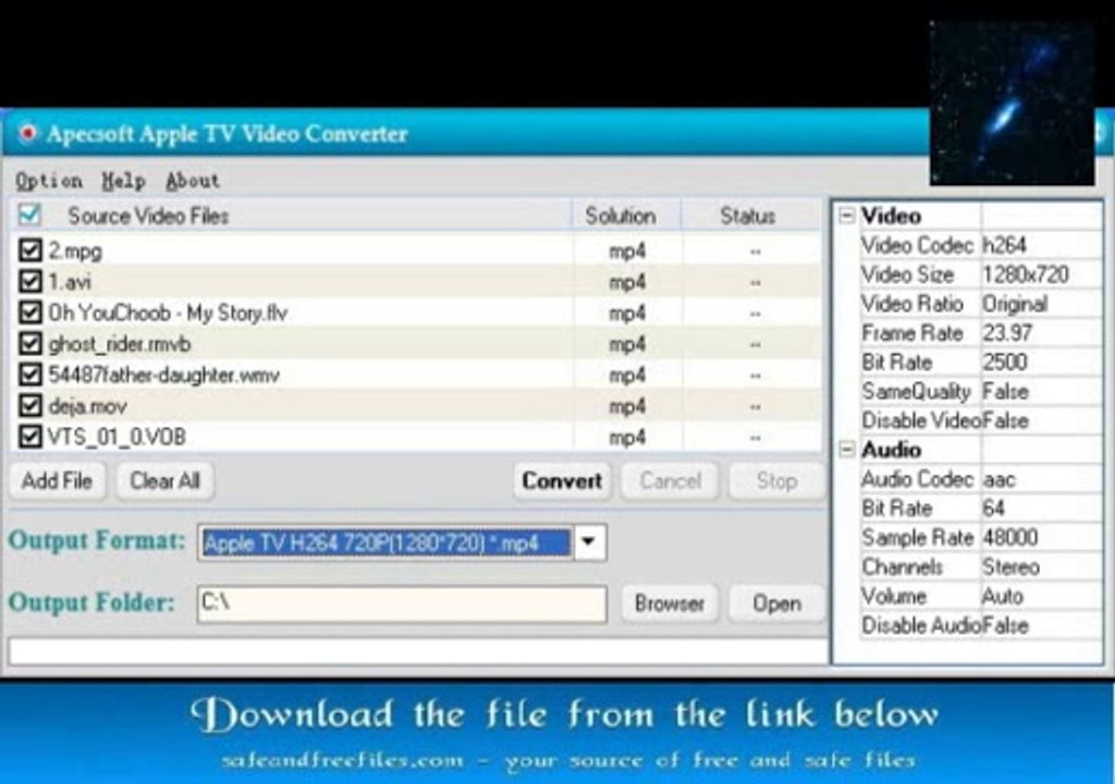 ApecSoft Apple TV Video Converter 1.5 Full Version Download