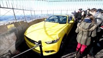 Ford Mustang fetes its 50th atop Empire State Building