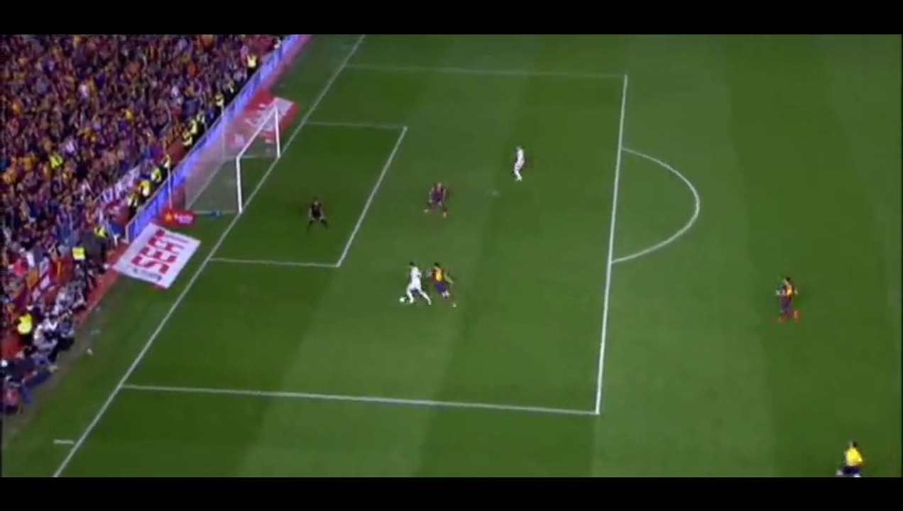 Barcelona 1-2 Real Madrid (Goal Gareth Bale ) 16-04-2014