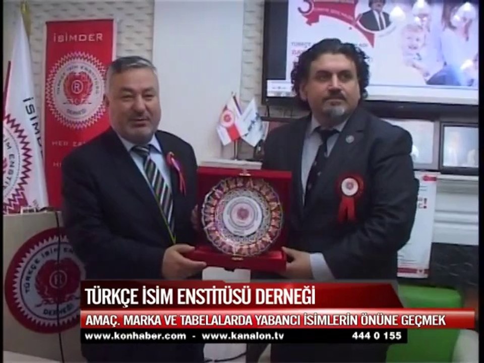 Türkçe İsim Enstitüsü Derneği Tanıtım Haberi Kanalon.Tv