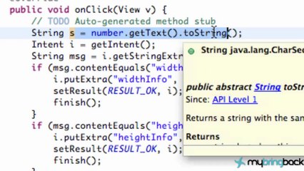 Android Tutorial 2.4- Extras, Baskets, Passing data