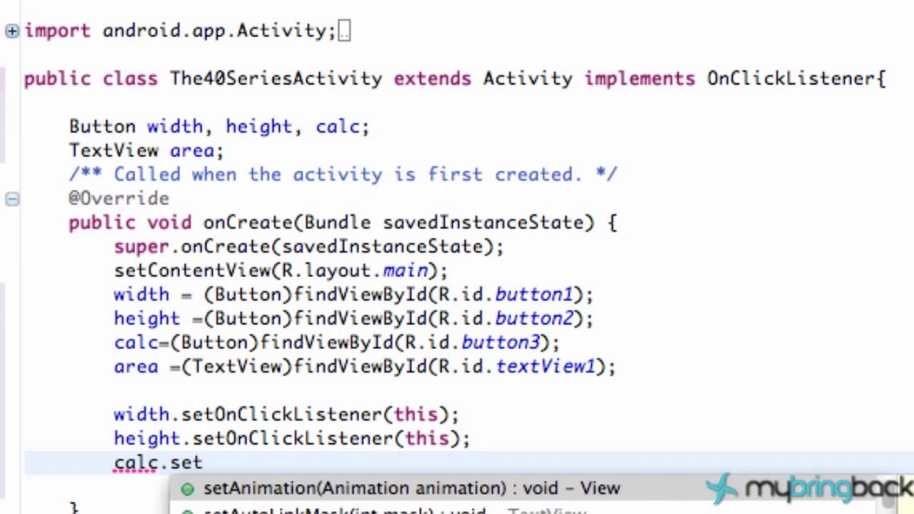 Android Tutorial 2.1- Setting Up Our Project