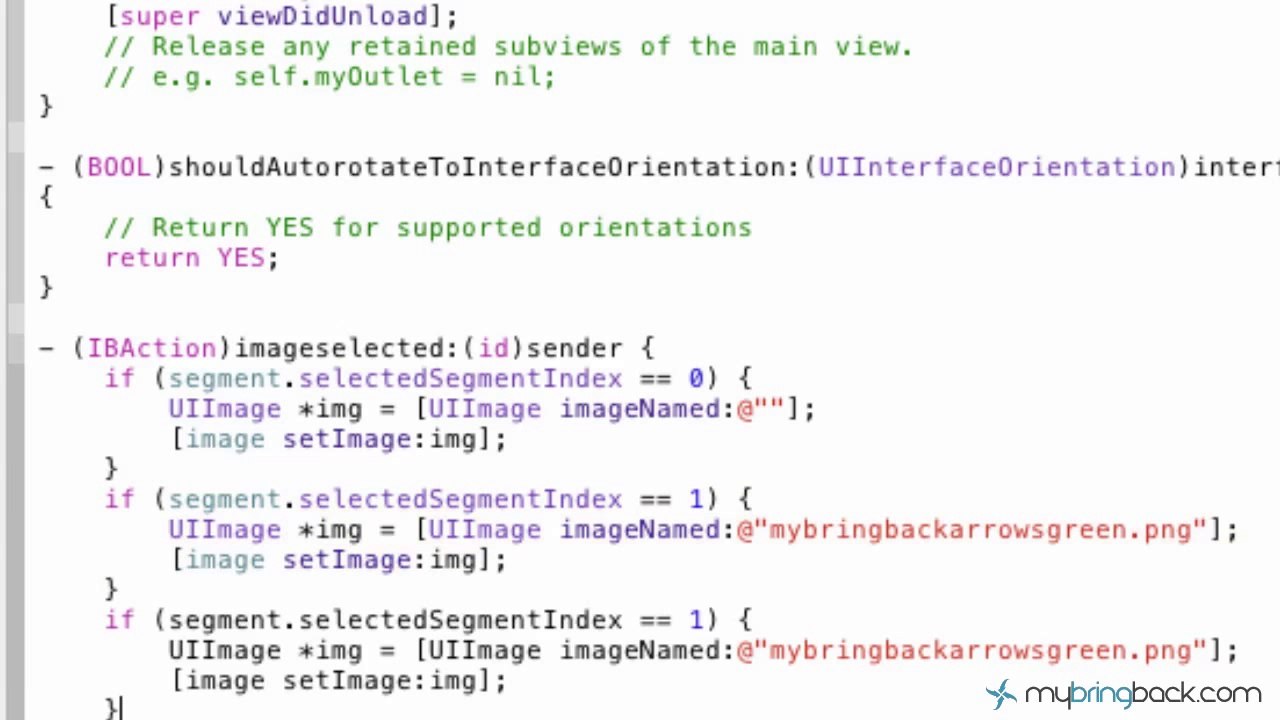 Learn Xcode 4.2 Tutorial iOS iPad iPhone 1.14 UISegment Controller pt2