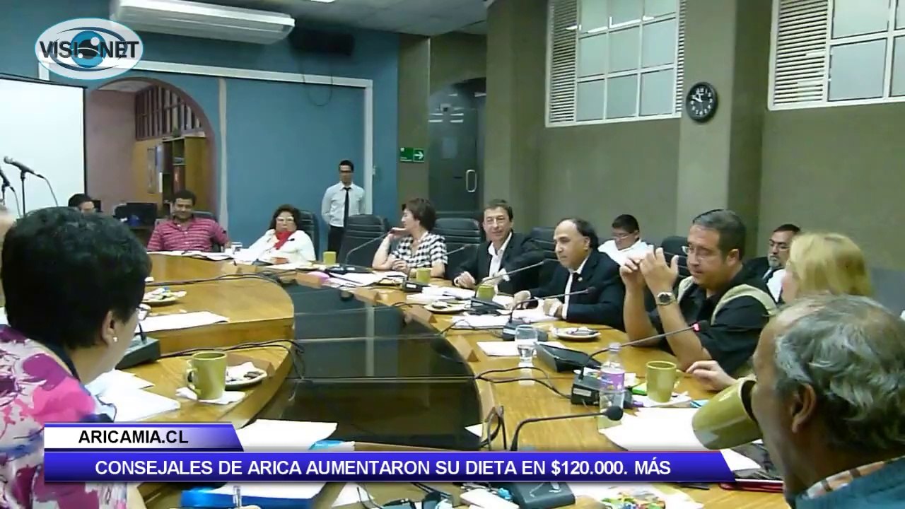 ARICA: CONCEJALES AUMENTAN EN 120 MIL MÁS SU DIETA