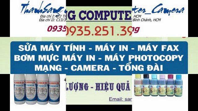 Bơm Mực - Sửa Máy Tính - Sửa Máy In Đường Hoàng Diệu Quận 4. 0935 251 391 (Mr.SANG)