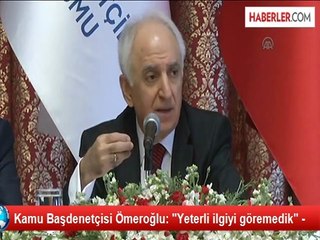 Kamu Başdenetçisi Ömeroğlu: "Yeterli ilgiyi göremedik" -