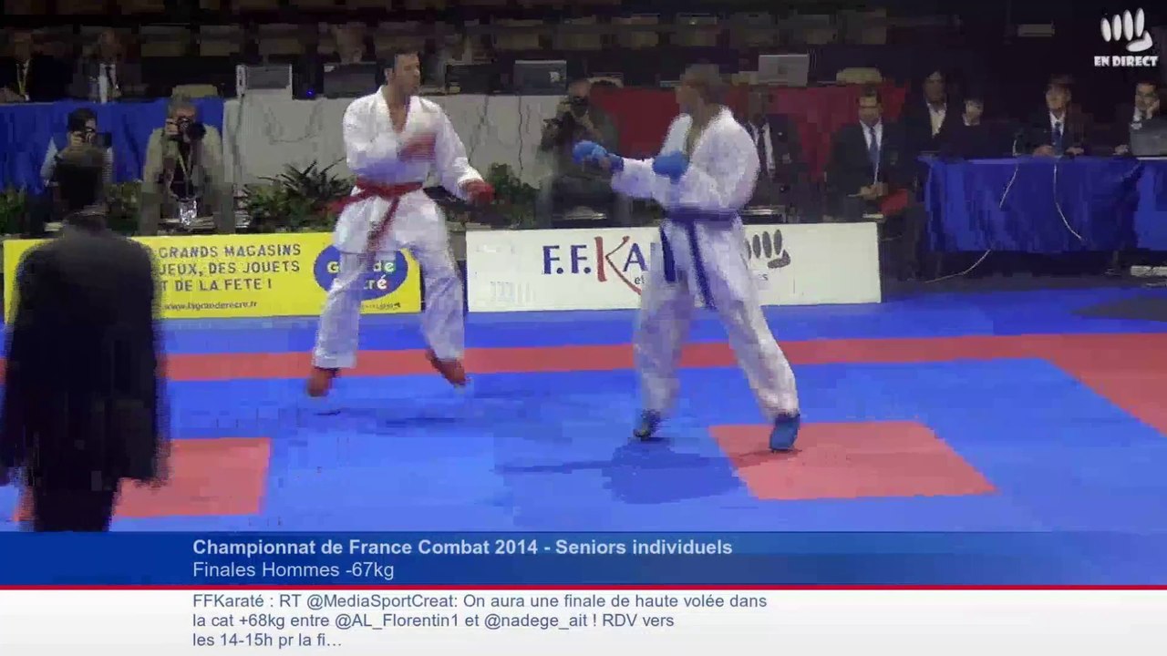 Finale -67kg - Anthony Gillet / William Rolle