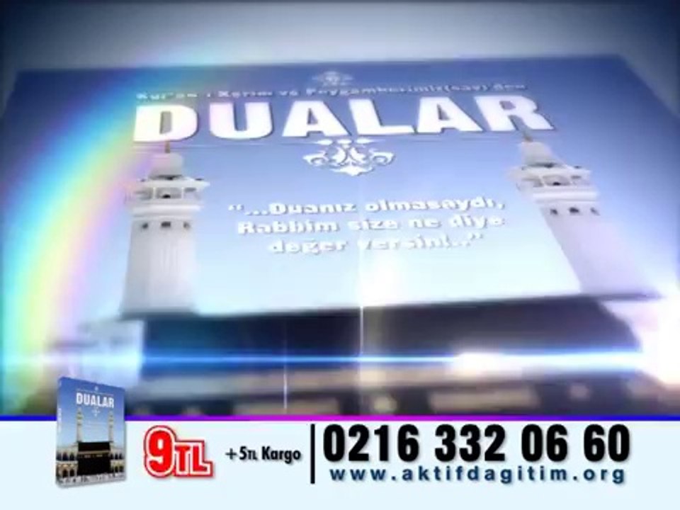 DUA KITABI KURANI KERIM VE PEYGAMBERIMIZDEN DUALAR KITABI AKTIF DAGITIM